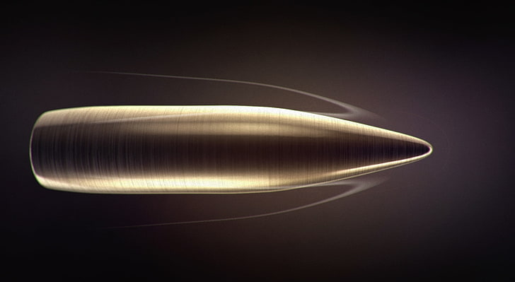Projectile mid-flight — firearms and projectiles application
